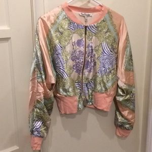 Pink zebra print summer/spring jacket